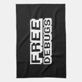 無料デバッグ キッチンタオル (縦)