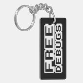 無料デバッグ キーホルダー (正面左)