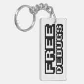 無料デバッグ キーホルダー (正面左)