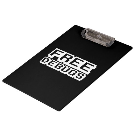 無料デバッグ クリップボード (アングル)