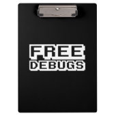 無料デバッグ クリップボード (正面)