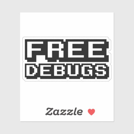 無料デバッグ シール (シート)