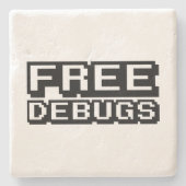 無料デバッグ ストーンコースター (正面)