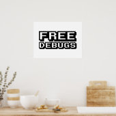 無料デバッグ ポスター (キッチン)