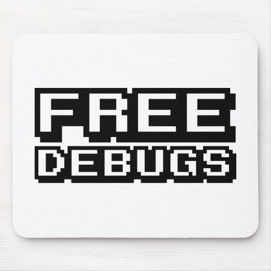 無料デバッグ マウスパッド (正面)