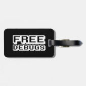 無料デバッグ ラゲッジタグ (裏面横)