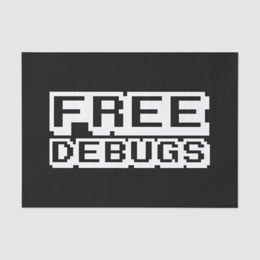 無料デバッグ 薄葉紙 (正面)