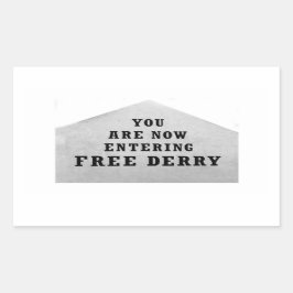 無料デリーウォールステッカー 長方形シール