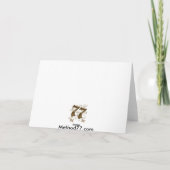 無料トースターのグリーティングカード カード (裏面)