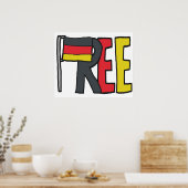 無料ドイツDexit ポスター (キッチン)