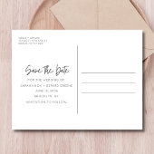 無料ドリンクおもしろい写真の結婚式の日付を保存 案内ポストカード