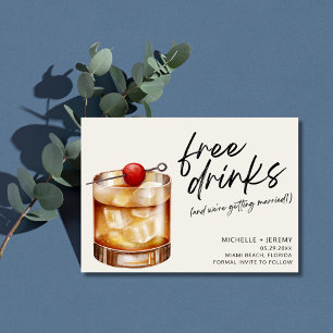 無料ドリンクおもしろい結婚式の日付を写真で保存 セーブザデート