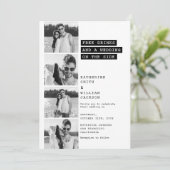 無料ドリンクフォトブースラベルメーカーフォント 招待状 (スタンド正面)