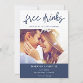 無料ドリンク写真結婚の セーブザデート (正面)