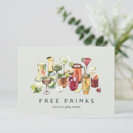 無料ドリンク |かわいいクラフトカクテルフォト結婚ズ (スタンド正面)