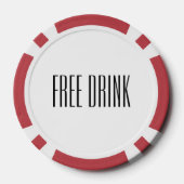 無料ドリンク ポーカーチップ (裏面)