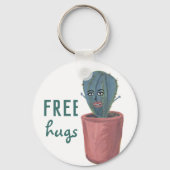 無料ハグサボリ熱狂するーレディ キーホルダー (正面)