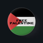 無料パレスチナ国旗の赤黒緑の白 缶バッジ<br><div class="desc">フリーパレスチナ国旗の赤黒緑の白ボタン</div>