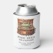 無料パーソナライズされたビール大人誕生日任意の年齢 缶クーラー (缶正面)