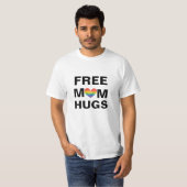 無料パーソナライズされたママ抱きテンプレート Tシャツ (正面フル)