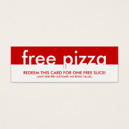 無料ピザクーポン