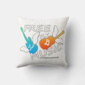 無料フライ音楽 クッション (裏面)