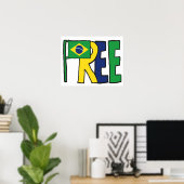 無料ブラジル ポスター (ホームオフィス)