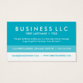 無料マッサージギフトカードオーバーレイ (裏面)