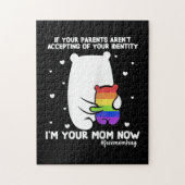 無料ママはママはママは今LGBTプライド ジグソーパズル (縦)