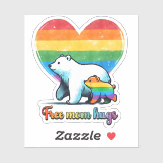 無料ママハグステッカー シール