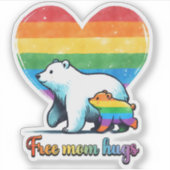 無料ママハグステッカー シール (正面)