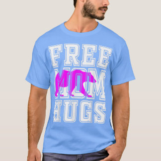 無料ママ抱きピンクベア Tシャツ