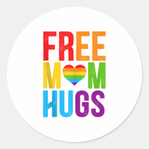 無料ママ抱きLGBT月タンクトップ ラウンドシール
