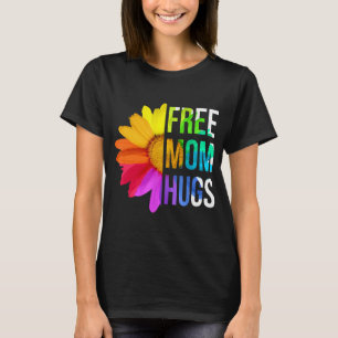 無料マムハグゲイプライドLGBTデイジー Tシャツ