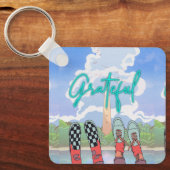 無料リラックス時間 キーホルダー (正面)