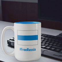 無料ロシア – 英語 – ホワイトブルーホワイト国旗