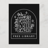 無料図書館ブック交換 ポストカード (正面)