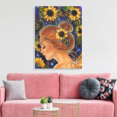 無料妖精キャンバス印刷までの時間By Renee Lavoie キャンバスプリント (インサイチュ (リビング))