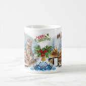 無料書籍のメッセージ コーヒーマグカップ (中央)