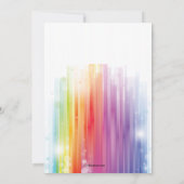 無料気にフォト誕生日パーティーへの招待 招待状 (裏面)