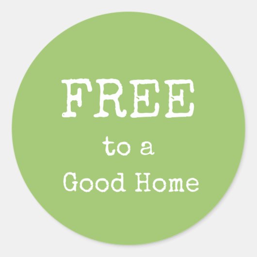 無料物シンプルラベル販売 ラウンドシール (正面)