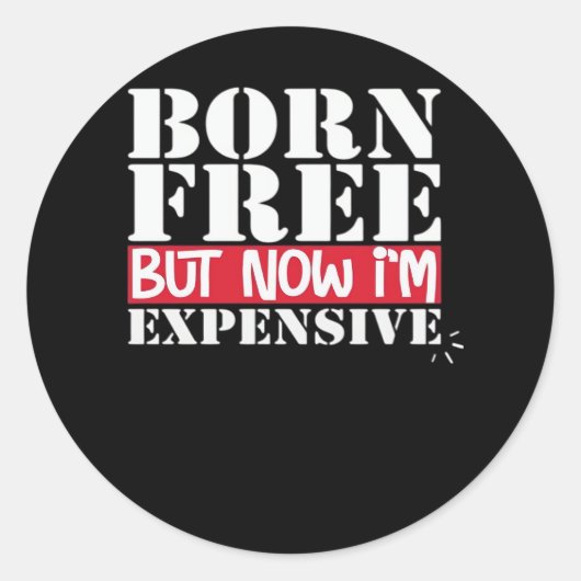 無料生まれだが、今は高価な、アメリカの独立 ラウンドシール (正面)