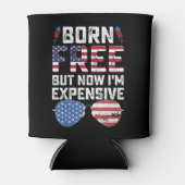 無料生まれだが、今は7月のおもしろい4日だ 缶クーラー (正面)