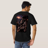 無料男性忍者 Tシャツ (裏面フル)