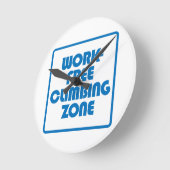 無料登山域 ラウンド壁時計 (傾斜)