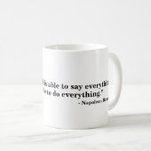 無料通話 – 引用文32 コーヒーマグカップ (正面右)