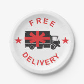 無料配送トラック ペーパープレート (正面)