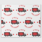 無料配送トラック ラッピングペーパー (フラット)