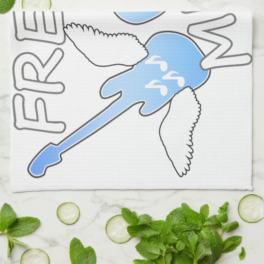 無料音楽 キッチンタオル (折り畳み)