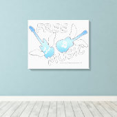 無料音楽 キャンバスプリント (インサイチュ (ウッドフロア))